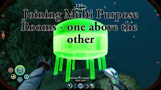 How to stack Multi Purpose rooms in Subnautica and Subnautica Below Zero [upl. by Rohclem]