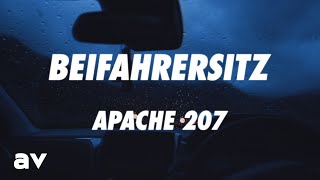 Apache 207  Beifahrersitz Lyrics [upl. by Cuyler608]