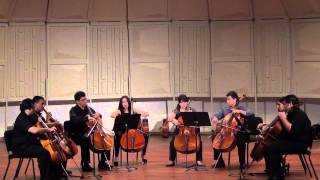 Debussy Golliwogs Cake Walk for Cello Ensemble [upl. by Bo]