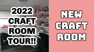 I am BACK 2022 NEW CRAFT ROOM TOUR😍❤️ [upl. by Anielram]