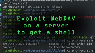 Exploit WebDAV on a Server amp Get a Reverse Shell Tutorial [upl. by Aerehs]