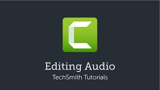 Camtasia Editing Audio 2019 [upl. by Yerfej]