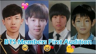 BTS Members First Audition PreDebut [upl. by Akinehs]