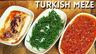 Easy and Quick Turkish Meze Recipes  Turkish Tapas [upl. by Cindi]