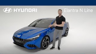 Walkaround One Take  2021 Elantra N Line  Hyundai [upl. by Kepner548]