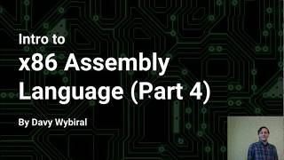 Intro to x86 Assembly Language Part 4 [upl. by Ajani210]