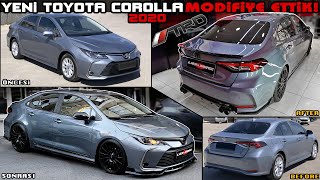 Yeni Toyota Corollayı Makyajladık Black Edition 2020  Modifiye [upl. by Kimberlee]