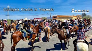 Cabalgata de la Cuadra la Vagancia de Valencia por varios lugares de Zamora y también la Plaza [upl. by Chil269]