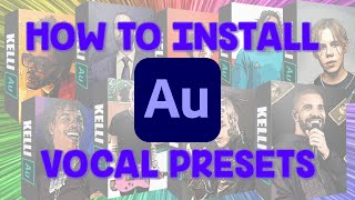 How to use Adobe Audition vocal presets FREE EFFECTS [upl. by Lybis]