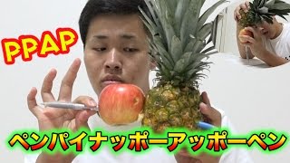 【PPAP】ペンパイナッポーアッポーペンをやって作ってみた！！ Pen Pineapple Apple Pen [upl. by Dugald228]