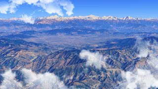 Kathmandu Valley view from space virtual [upl. by Arela]