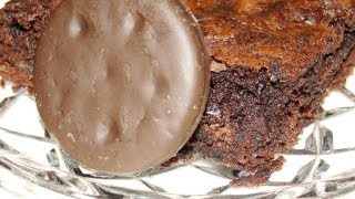 Thin Mint Brownies using Girl Scout Cookies [upl. by Nae]