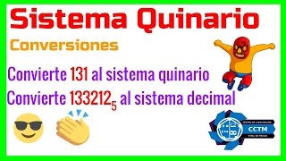 ¿Cómo convertir entre el sistema quinario y decimal Básico [upl. by Radbourne362]