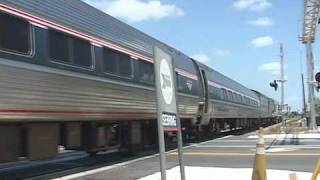 4 Amtraks on the Auburndale Sub [upl. by Frager259]