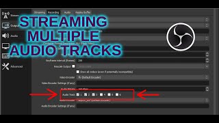 STREAMING multiple audio tracks in OBS with advanced ffmpeg configuration [upl. by Aneres]