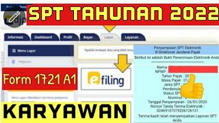 Tutorial Lapor SPT Tahunan Karyawan Secara Online Lewat Efiling 2023 [upl. by Berstine]