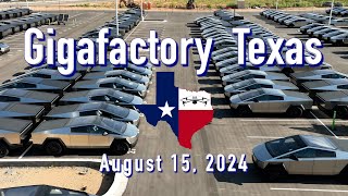 quotNo Shortage Of Cybertrucksquot Tesla Gigafactory Texas 8152024 830AM [upl. by Analah]