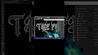 MAKING A STREETWEAR DESIGN photoshop graphicdesign tutorial shorts jjk sukuna [upl. by Salvadore860]