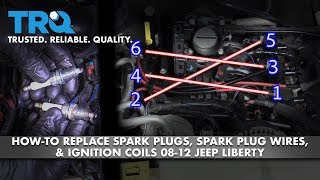 How to Replace Spark Plugs Ignition Coils amp Spark Plug Wires0812 Jeep Liberty [upl. by Moe]