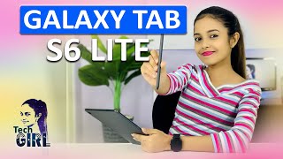 Samsung Galaxy Tab S6 Lite Unboxing and Quick Review in Sinhala  Tech Girl [upl. by Ahsenek]