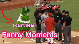 MLB Funniest Moments in quotBaseball Gamequot [upl. by Akemehc]