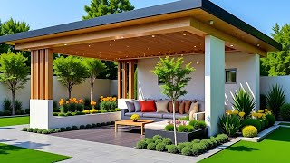 100 Modern Patio Design Ideas 2025  Terrace Rooftop Pergolas amp Home Garden Trends [upl. by Etteiram836]