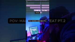 ☔Making a sad beat pt2 beatcookup [upl. by Dlanger]