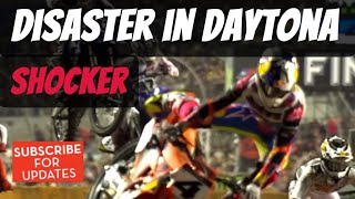 Disaster in Daytona  SUPERCROSS [upl. by Yffat642]