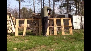 Building Nest Boxes Out Of Pallets [upl. by Harol]