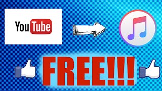 How to transfer songs from YouTube to iTunesFREE [upl. by Ahseat]