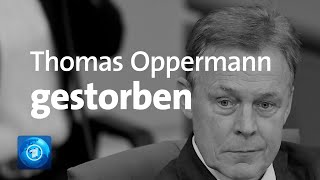 Thomas Oppermann tot SPDPolitiker und Bundestagsvizepräsident mit 66 Jahren gestorben [upl. by Euginimod]