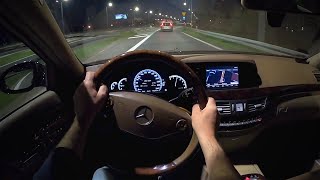 POV 2009 MercedesBenz S320 CDI Test Drive [upl. by Garrott]