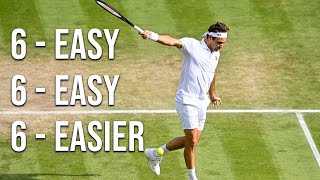 Roger Federer Didnt Sweat Against Top 50s ● Smooth Roger [upl. by Bedad]