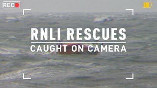 RNLI rescues caught on camera [upl. by Teyugn]