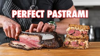 Perfect Homemade Pastrami Completely From Scratch [upl. by Yurt571]