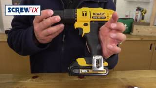 Screwfix  DEWALT DCD776S2TGB 18V 15AH LIION CORDLESS COMBI DRILL [upl. by Fast428]