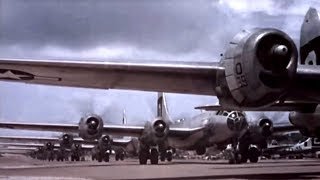 Boeing B29 Superfortress original footagesound  taxiing and takeoff [upl. by Aekan]