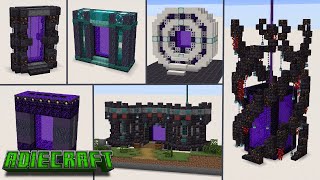 Irresistible Nether Portals Ideas in Minecraft [upl. by Ahsaele]