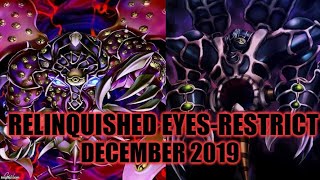 RELINQUISHED DECK PROFILE DECEMBER 2019 YUGIOH [upl. by Sacken]