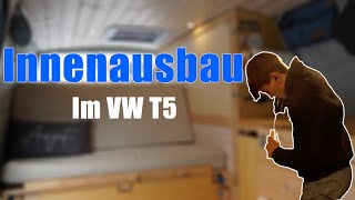 Klappbett im VW T5  Innenausbau im Van  Bus Bau Part 2 [upl. by Jasik]