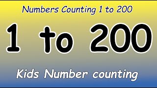 1 to 200  1 to 200 counting  1 to 200 Number  1200 counting in english  counting numbers 1200 [upl. by Aicnelev]