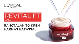 Revitalift Laser X3 Öregedésgátló krém [upl. by Latrina948]