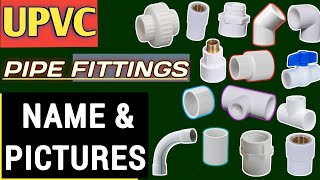 Plumbing Materials Name and Pictures  Plumbing Fittings Name  Plumbing Work  Upvc Fittings [upl. by Fugere]