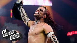 Jeff Hardys greatest title triumphs WWE Top 10 April 21 2018 [upl. by Suruat]