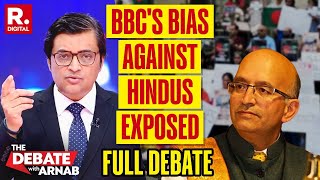 Pandit Satish K Sharma Unmasks Western Medias Bias Against India and Hindus  Debate With Arnab [upl. by Yeruoc]