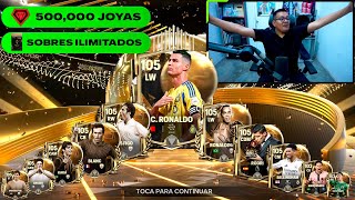 ¿QUE PASA SI GASTA 500000 JOYAS en SOBRES ILIMITADOS BALON de ORO del FC Mobile [upl. by Eedeed630]