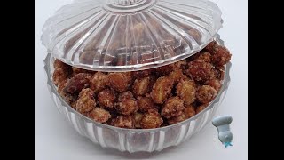 Recette des cacahuètes caramélisées [upl. by Naillij]