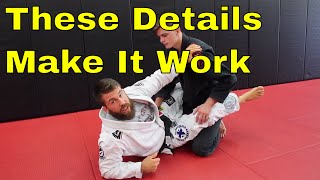 Scissor Sweep for BJJ White Belts Try These Adjustments [upl. by Ahsienaj]