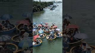 Stunning Drone Shots of Hoi An Coconut Boat Ride 🛶🌴  Aerial Vietnam malayalamtravelvlog hoian [upl. by Enneyehs617]