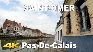 🇫🇷 SAINTOMER  PasdeCalais  FRANCE  4K UHD [upl. by Anaugal]